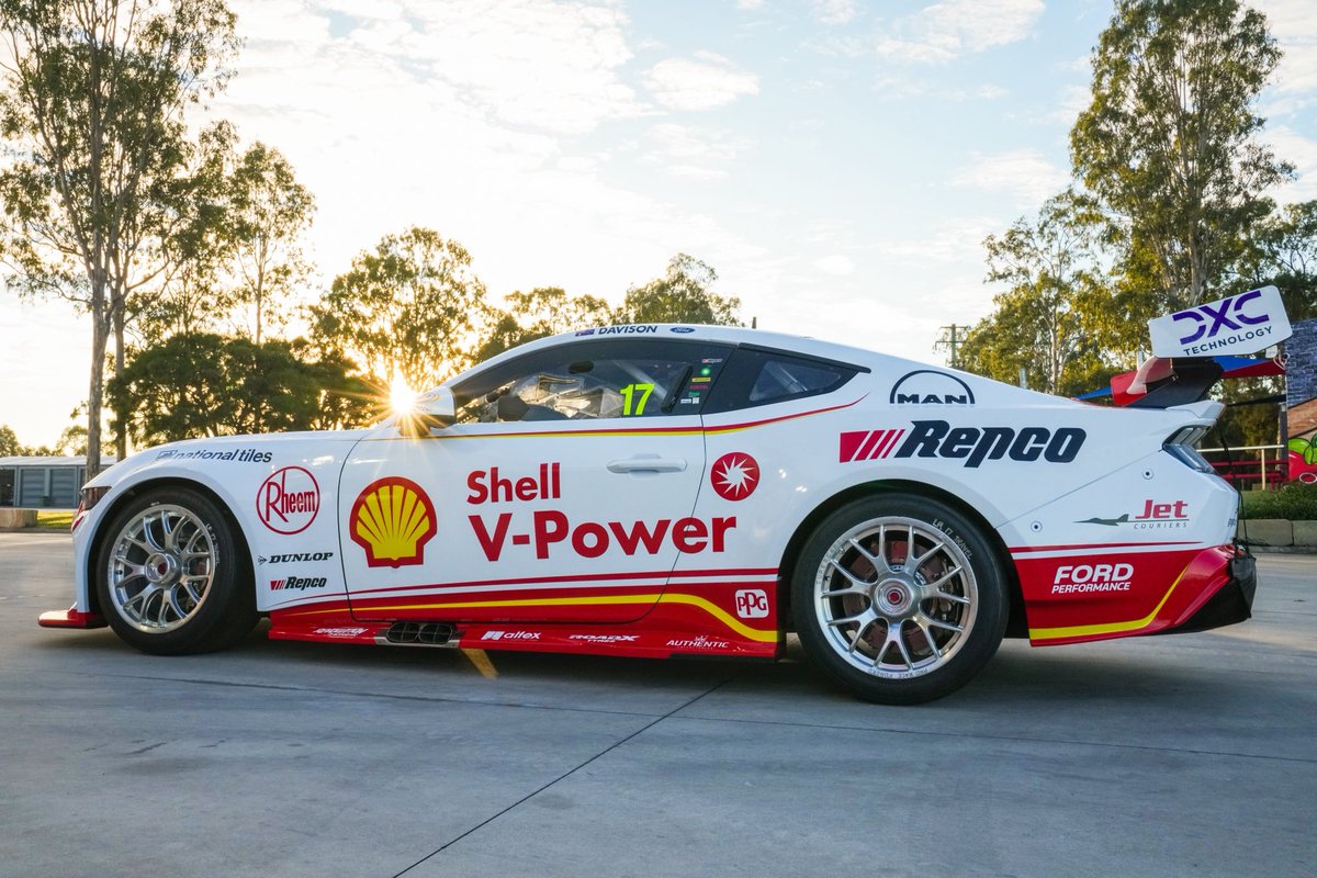 Will Davison’s Shell V-Power Mustang is ready for shakedown!