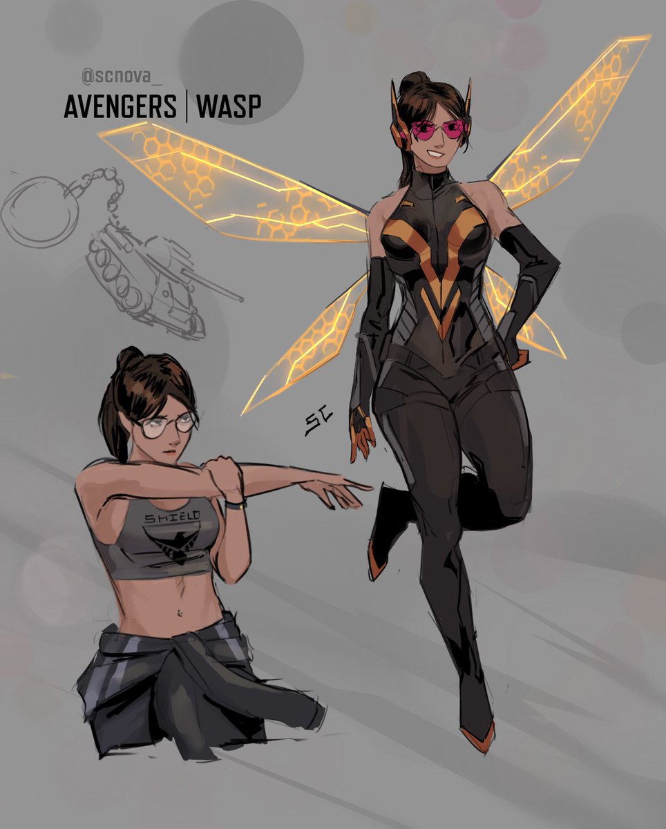 scnova_'s tweet image. AVENGERS | WASP redesign
-
-
-
#wasp #marvel #janetvandyne #avengers #waspmarvel #thewasp #characterdesign #mcu #marvelau