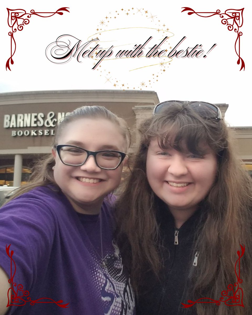 I got to meet up with a gal I have been wanting to meet for AGES. Cheyenne and I met during the annual Crazy Writers Week three years ago, and we finally took initiative and met up at our favorite place for my birthday: the bookstore. 
I got some wonderful goodies as well!