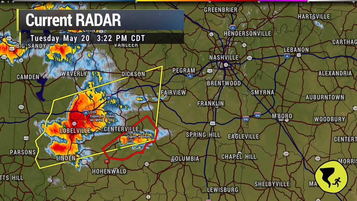 Please hear me when I say to pay attention. This storm in Perry Co has the potential to strengthen as it moves our way. Both Davidson and Williamson Counties need to stay engaged to this. Clean out your safe place. Be where you're going to be. Stay tuned for warnings. I don't