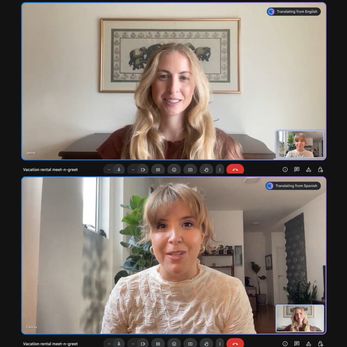CerebrosG's tweet photo. El futuro ha llegado, la traducción de voz en vivo en Google Meet ya está aquí. Podrás hablar con naturalidad, tus palabras se traducen casi en tiempo real, conservando tu tono, voz y expresión. El idioma ya no será ningún barrera para comunicarte, podrás hablar con una persona que habla inglés sin ningún problema en una videollamada.