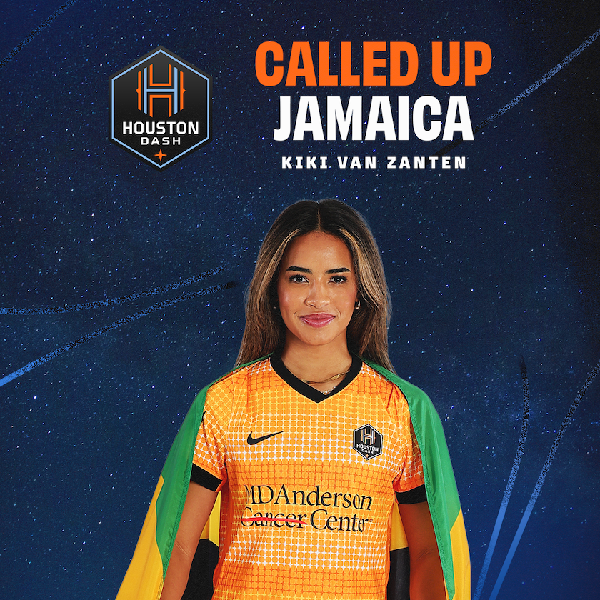 Houston Dash (@houstondash) on Twitter photo Answering the call 🇯🇲
<a href="/kikivanzantenn/">Kiki Van Zanten</a> and Jamaica will face off against the USWNT next month! Answering the call 🇯🇲
<a href="/kikivanzantenn/">Kiki Van Zanten</a> and Jamaica will face off against the USWNT next month!