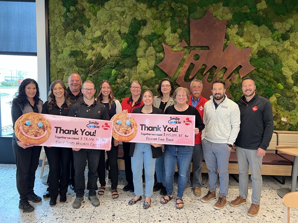 Regina Food Bank (@reginafoodbank) on Twitter photo Our hearts are overflowing with gratitude and joy! This year’s <a href="/TimHortonsYQR/">Tim Hortons Regina</a> Smile Cookie raised an incredible $223,218.23 — a new record for our community! Thanks to the local owners, their incredible staff and to you, Regina, that once again showed up with love 💛. Our hearts are overflowing with gratitude and joy! This year’s <a href="/TimHortonsYQR/">Tim Hortons Regina</a> Smile Cookie raised an incredible $223,218.23 — a new record for our community! Thanks to the local owners, their incredible staff and to you, Regina, that once again showed up with love 💛.