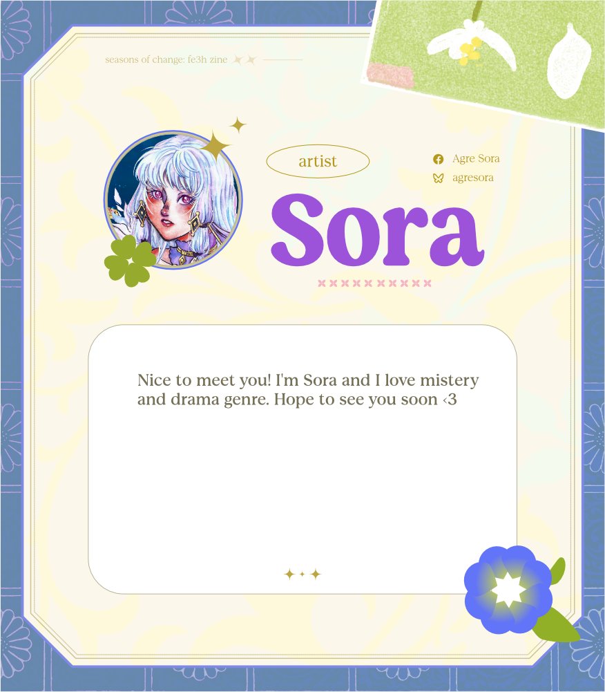 Seasons of Change: A FE3H zine tweet media