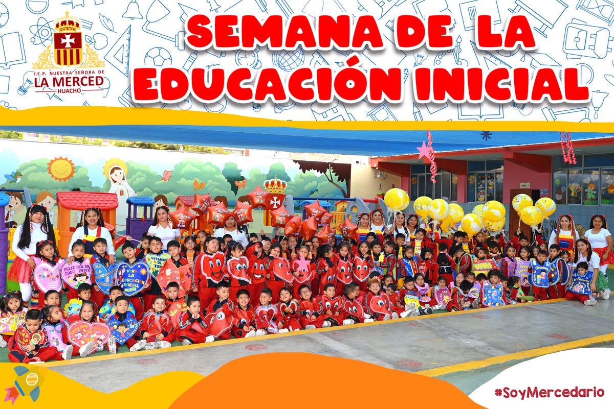 MercedHuacho's tweet photo. ¡INICIANDO LA SEMANA DE LA EDUCACIÓN INICIAL!
Con mucha alegría, la Comunidad Educativa Mercedaria, recibió a las maestras y estudiantes del Nivel de Educación Inicial, dando inicio a esta importante semana de celebración.
#LaMercedHuacho #SoyMercedario #EducaciónIntegral https://t.co/9FJGbH4BrL