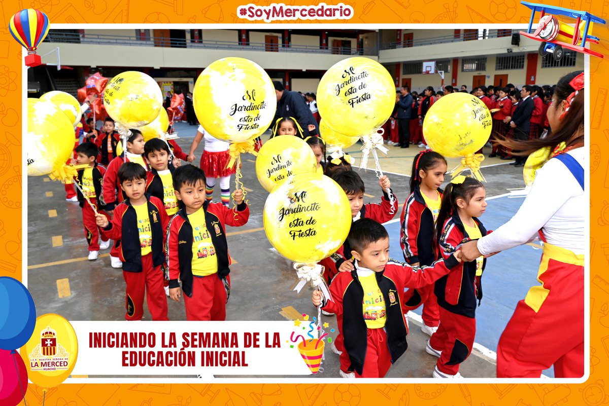 MercedHuacho's tweet photo. ¡INICIANDO LA SEMANA DE LA EDUCACIÓN INICIAL!
Con mucha alegría, la Comunidad Educativa Mercedaria, recibió a las maestras y estudiantes del Nivel de Educación Inicial, dando inicio a esta importante semana de celebración.
#LaMercedHuacho #SoyMercedario #EducaciónIntegral https://t.co/9FJGbH4BrL