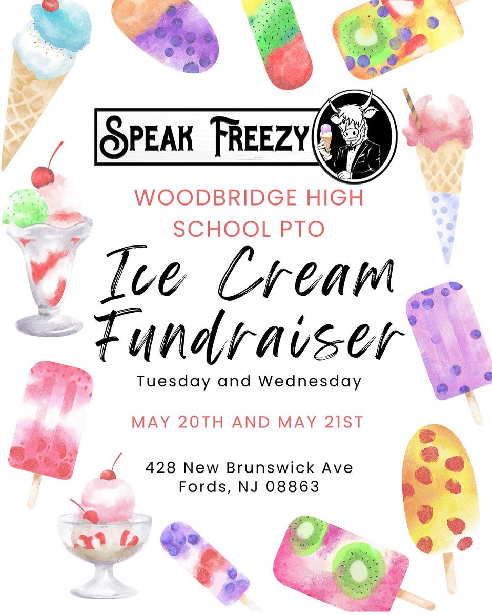 Beautiful day today for Ice Cream!!! Fundraiser today and tomorrow!!! Just mention WHS PTO