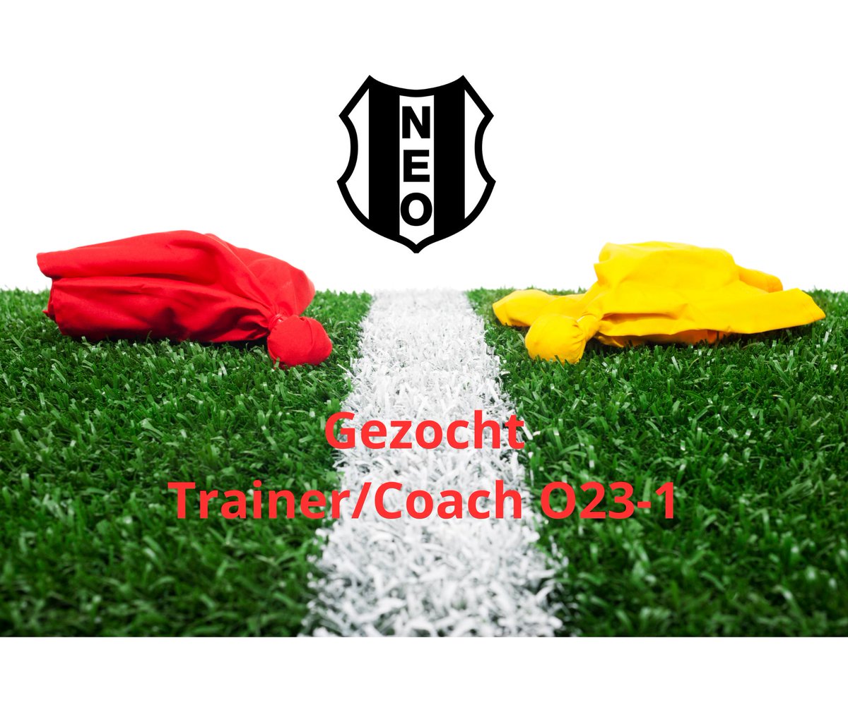 NEO is voor 25-26 op zoek naar trainer/coach voor opleidingsteam O23-1 dat op 2e divisie niveau speelt.
1e, 2e en O23-1 trainen samen op dinsdag en donderdag, 20:00-21:30. Uefa C/VC2
Interesse? Neem contact op met Marco Leferink via 06-48579618 of mail CV marcoleferink@gmail.com