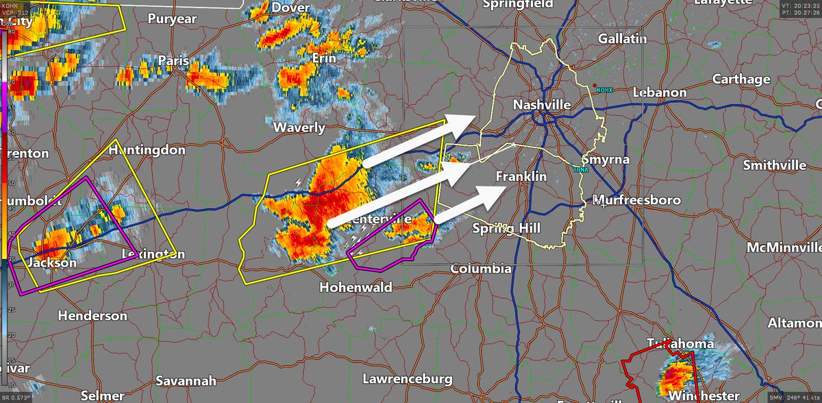 345-515 PM storms moving in from SW. One an expiring Tornado Warning. Other is a maturing, organizing supercell that will demand your attention during dismissal and rush hour. Do not be caught in a car as this comes through. Storms may "turn right" on us so ETAs are
