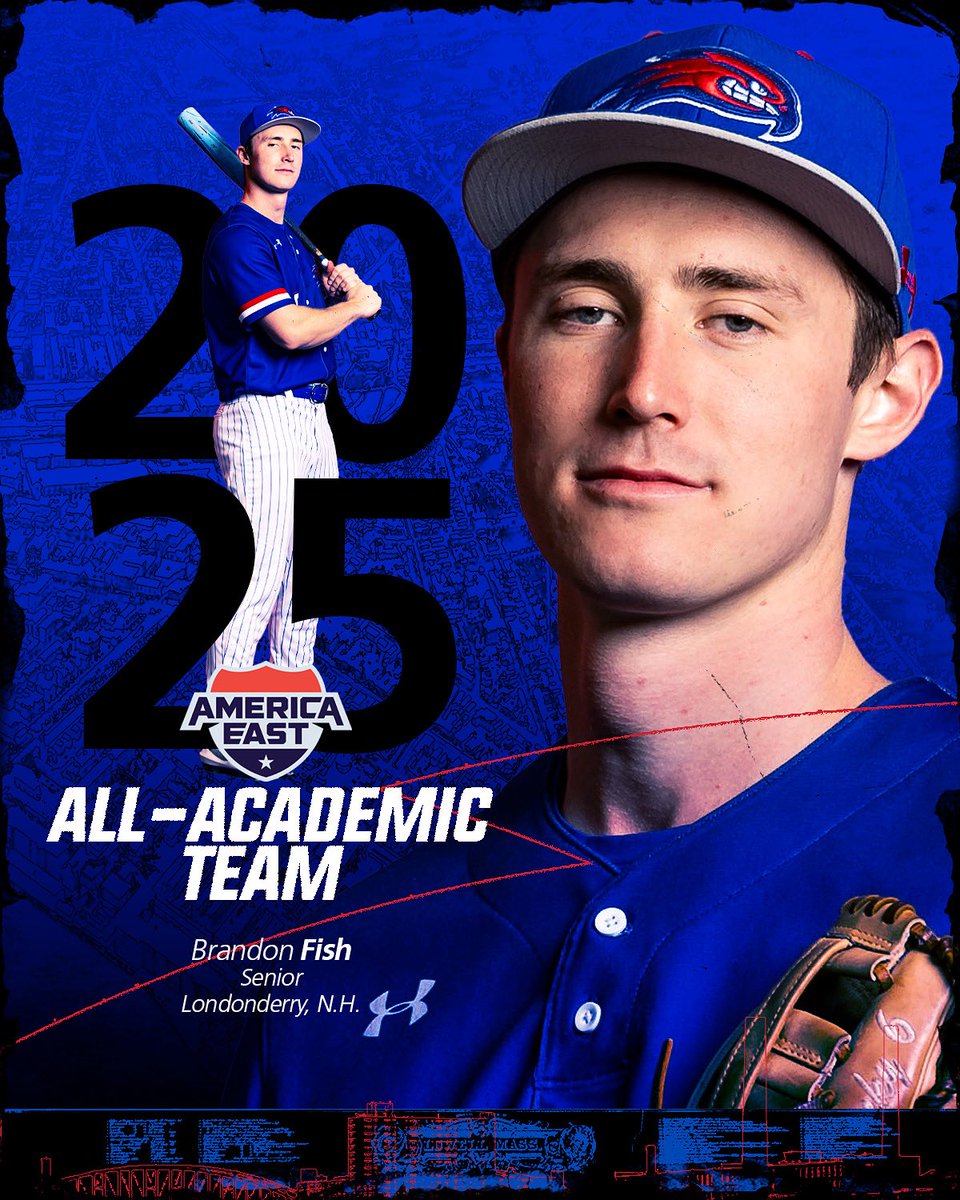 Congrats to Fish on earning a spot on the America East All-Academic Team!! 👏⚾️📝

#UnitedInBlue | #AEBASE
