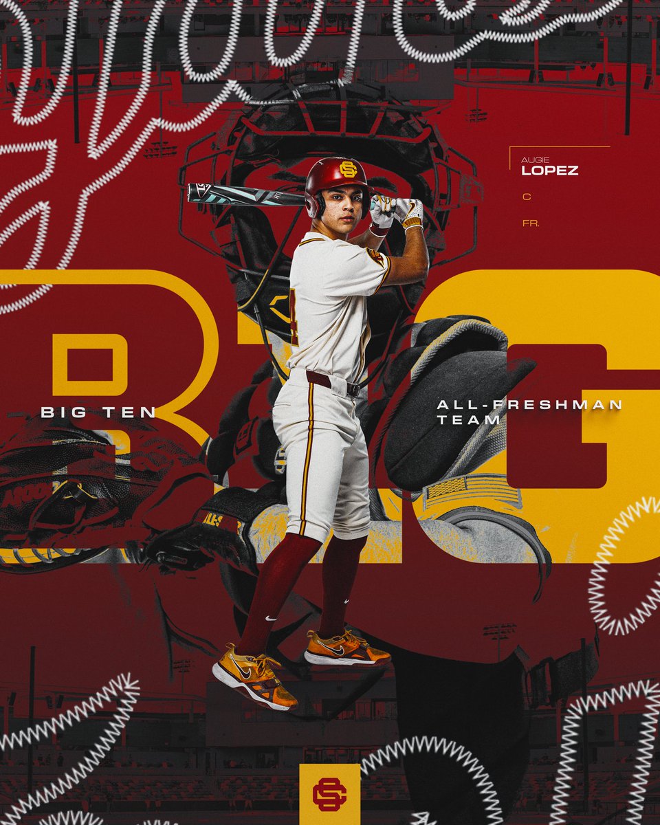 USC Baseball (@usc_baseball) on Twitter photo Augie Lopez showed he can RAKE during his rookie season, earning a spot on the Big Ten All-Freshman Team ✌️
#FightOn x <a href="/AugieLopez7/">Augie Lopez</a> Augie Lopez showed he can RAKE during his rookie season, earning a spot on the Big Ten All-Freshman Team ✌️
#FightOn x <a href="/AugieLopez7/">Augie Lopez</a>