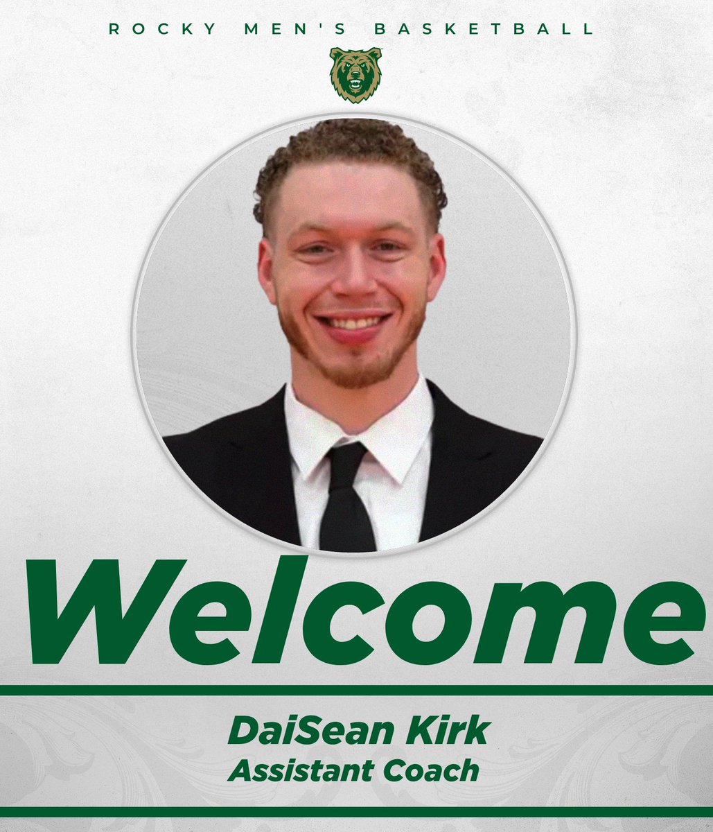 Rocky Mountain College Battlin' Bears (@battlinbears) on Twitter photo M 🏀 NEWS | <a href="/RockyMtnMBB/">Rocky Men's Basketball</a> Coach Danny Neville announces his assistant coaching staff for the 2025-26 season. Please help us give a warm welcome to Garrett Duffin and DaiSean Kirk!
📰: gobattlinbears.com/news/2025/5/20…
#GoBattlinBears M 🏀 NEWS | <a href="/RockyMtnMBB/">Rocky Men's Basketball</a> Coach Danny Neville announces his assistant coaching staff for the 2025-26 season. Please help us give a warm welcome to Garrett Duffin and DaiSean Kirk!
📰: gobattlinbears.com/news/2025/5/20…
#GoBattlinBears