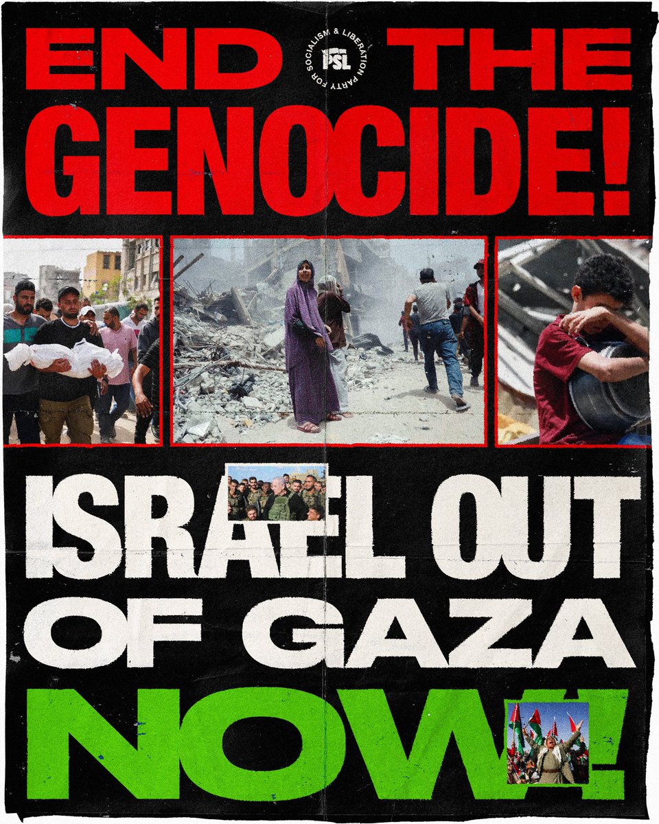 With the full backing of the US government, Israel has launched a new and even deadlier phase in their genocide against Gaza. The “Operation Gideon’s Chariots” ground invasion aims to establish a permanent occupation of Gaza, subjecting Palestinians to non-stop violence,