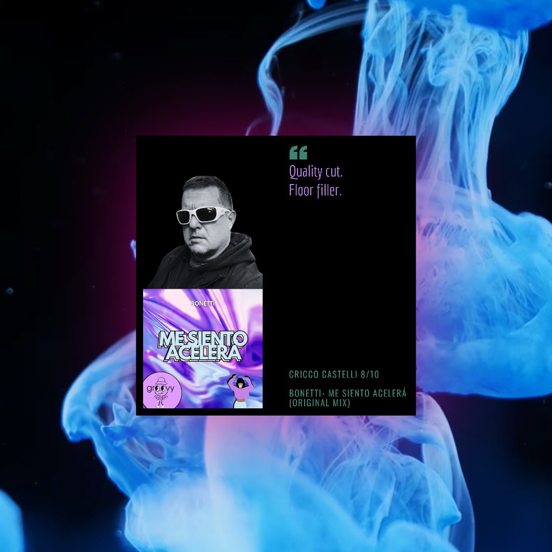 💪🏻One of the supporters of 'Me Siento Acelerá' by <a href="/__Bonetti/">Bonetti</a> is #criccocastelli!

🛒Get it exclusively now on <a href="/traxsource/">Traxsource</a>: traxsource.com/track/13461468…