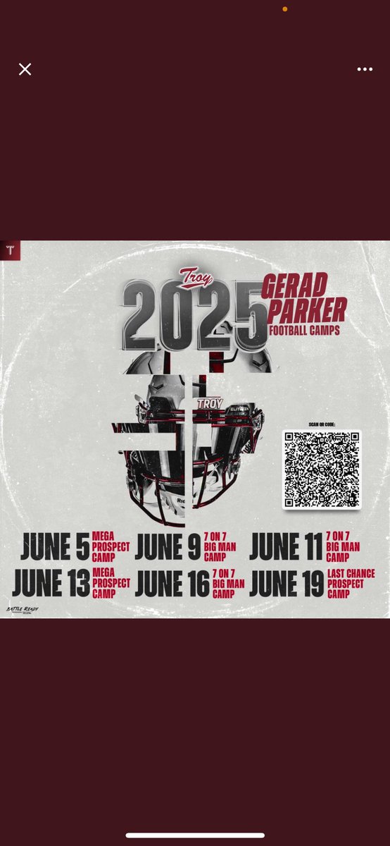Niko jr Lundy (@lundyniko87109) on Twitter photo Blessed to receive a camp invite to Troyโผ๏ธโผ๏ธ
Thank you <a href="/joe_discher/">Joe Discher</a>
<a href="/BgHS_Football_1/">Beauregard_HS_Football_Official</a>
<a href="/Coach_Tank78/">Frank Mullen</a> Blessed to receive a camp invite to Troyโผ๏ธโผ๏ธ
Thank you <a href="/joe_discher/">Joe Discher</a>
<a href="/BgHS_Football_1/">Beauregard_HS_Football_Official</a>
<a href="/Coach_Tank78/">Frank Mullen</a>