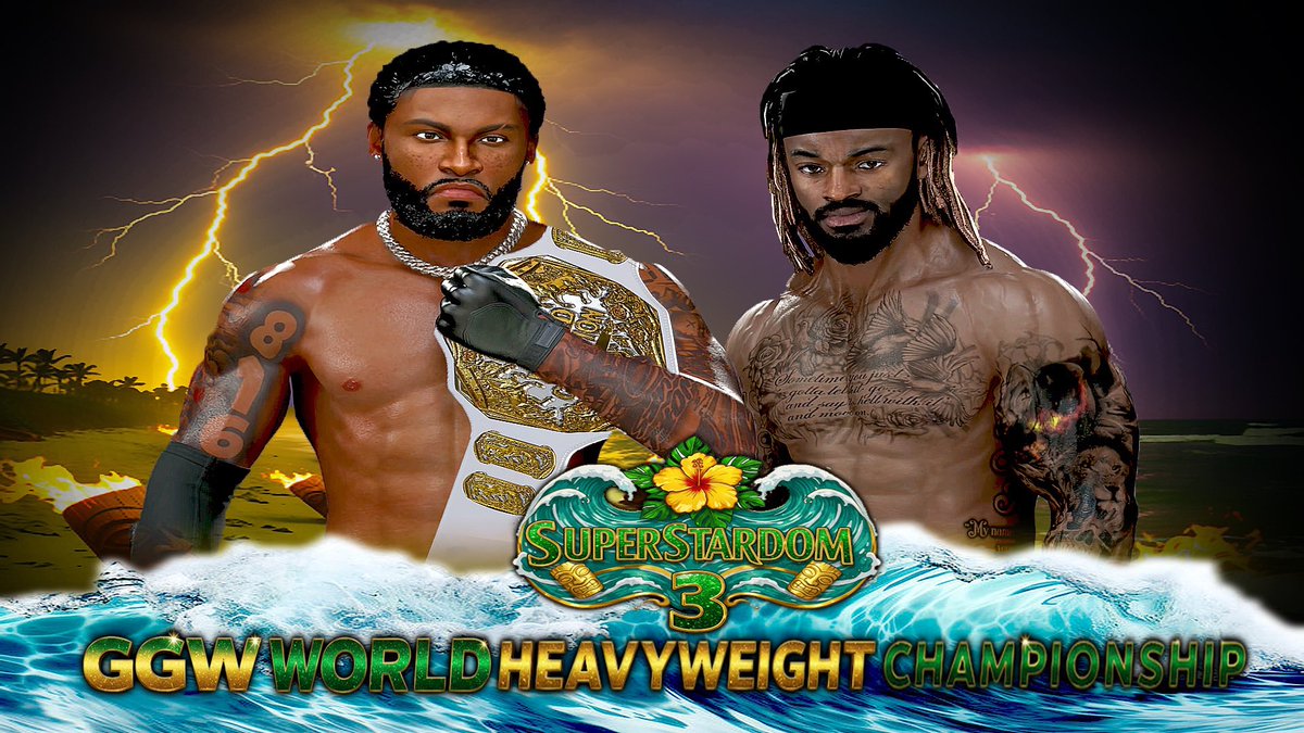 WHO RUNS WEDNESDAY NIGHTS?!
🏆 Jasiah Arrington Contends for the GGW World Title Against Deezy THIS SUNDAY at SUPERSTARDOM NIGHT 2 ‼️
🗓️ THIS SUNDAY @ 7PM PST!
🎥  TUNE IN: m.twitch.tv/goldengatewres…