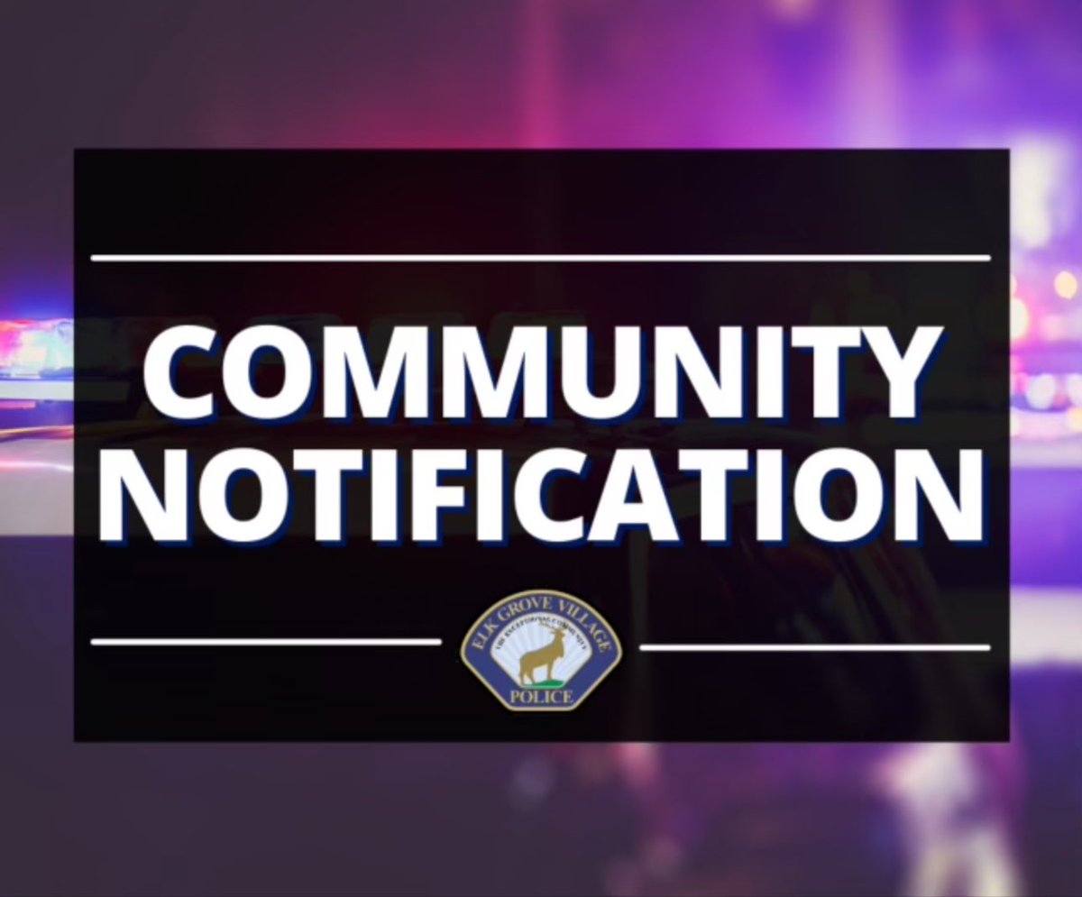 The Elk Grove Village Police Department is responding to a despondent person in the area of the 2200 block of Pratt Boulevard. We are asking community members to stay away from the area of Pratt and Nichols until further notice. The incident is contained but active.