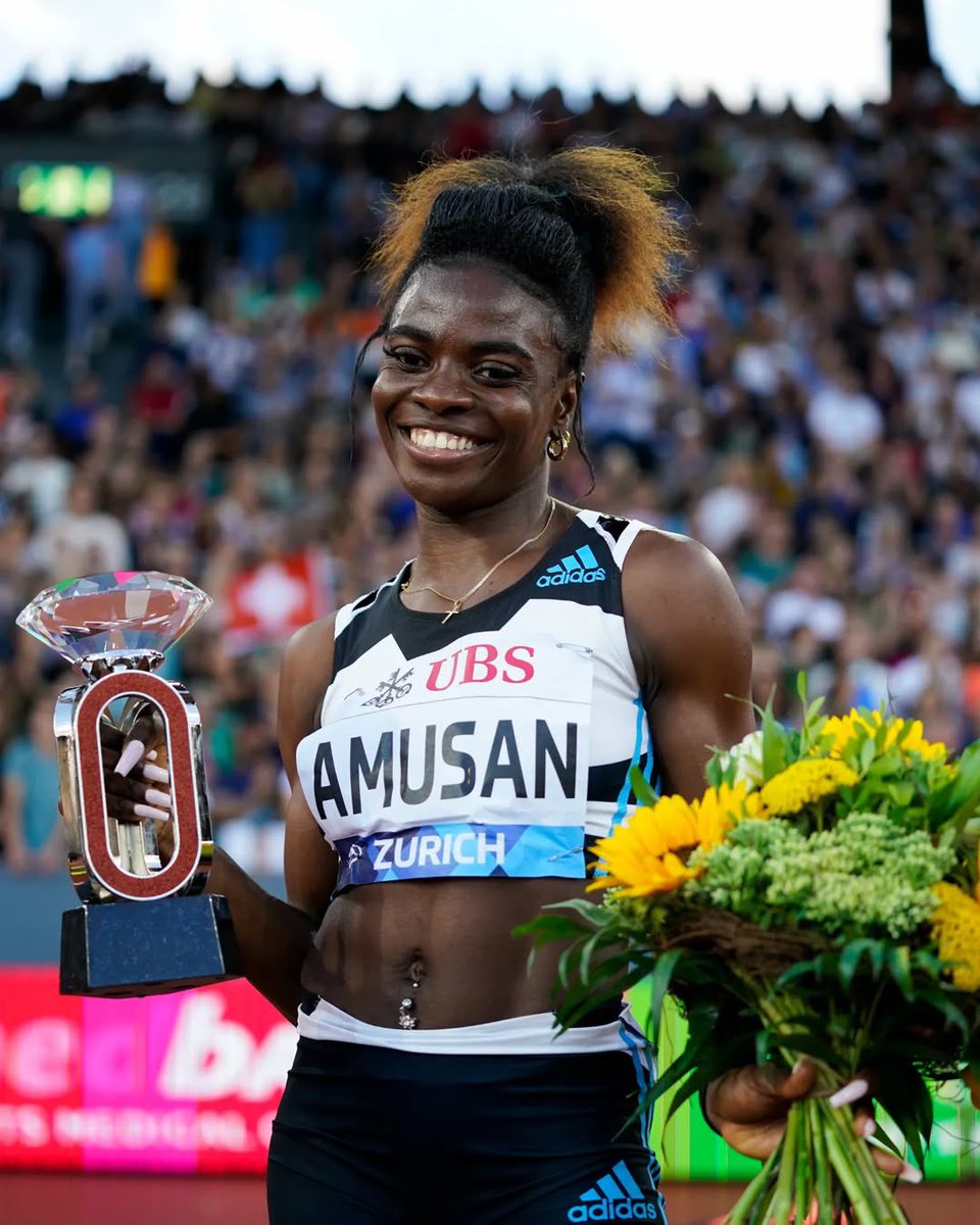 _OwenM_'s tweet photo. Death, taxes, and a star-studded women’s 100m hurdles lineup 🙂‍↕️

World record holder Tobi Amusan is set to face off against European champions Nadine Visser, Pia Skrzyszowska, and Ditaji Kambundji at the Rabat Diamond League on May 25th! 💎 

The race will take place before the main broadcast window.