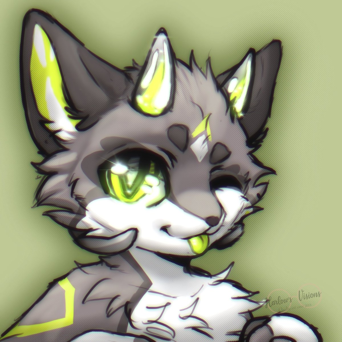 A sketch for a local Arkansan furry friend! 🩵😀