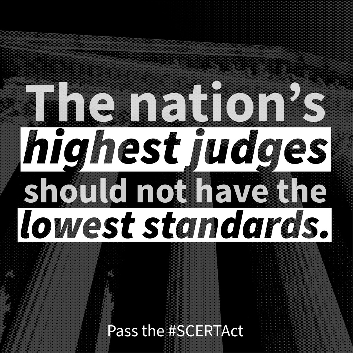 Congresswoman Deborah Ross (@repdeborahross) on Twitter photo Supreme Court justices are the only federal judges without a binding code of ethics. We need to change that.
I'm joining <a href="/RepHankJohnson/">Rep. Hank Johnson</a> to introduce the Supreme Court Ethics, Recusal, and Transparency Act because Americans deserve a court that lives up to its responsibility. Supreme Court justices are the only federal judges without a binding code of ethics. We need to change that.
I'm joining <a href="/RepHankJohnson/">Rep. Hank Johnson</a> to introduce the Supreme Court Ethics, Recusal, and Transparency Act because Americans deserve a court that lives up to its responsibility.