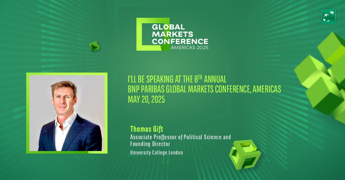 TGiftiv's tweet image. Thrilled to participate in @BNPParibas's Global Markets Americas Conference this year to discuss geopolitical risks and other challenges facing the markets in 2025
@uclspp @CUSP_ucl @uclnews