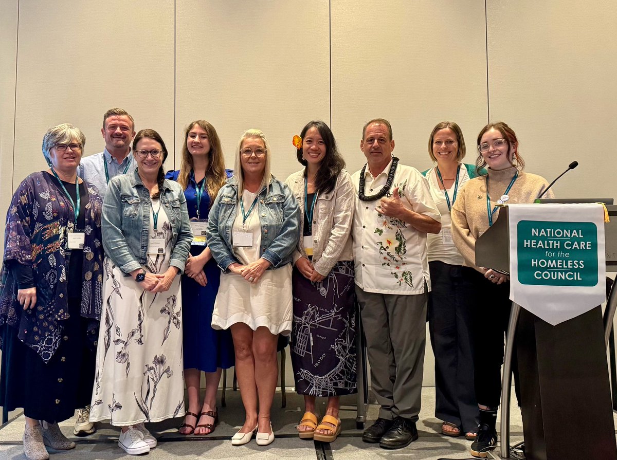 HomelessRespite's tweet photo. Last week, our CEO Laurel D. Nelson, Program Director Kay Burlew, and Administrative Director Ashley Rainey were honored to both attend and present at the 2025 National Health Care for the Homeless Conference &amp; Policy Symposium in Baltimore, Maryland! 
#HCH2025 @NatlHCHCouncil https://t.co/fFn2wIEw4d