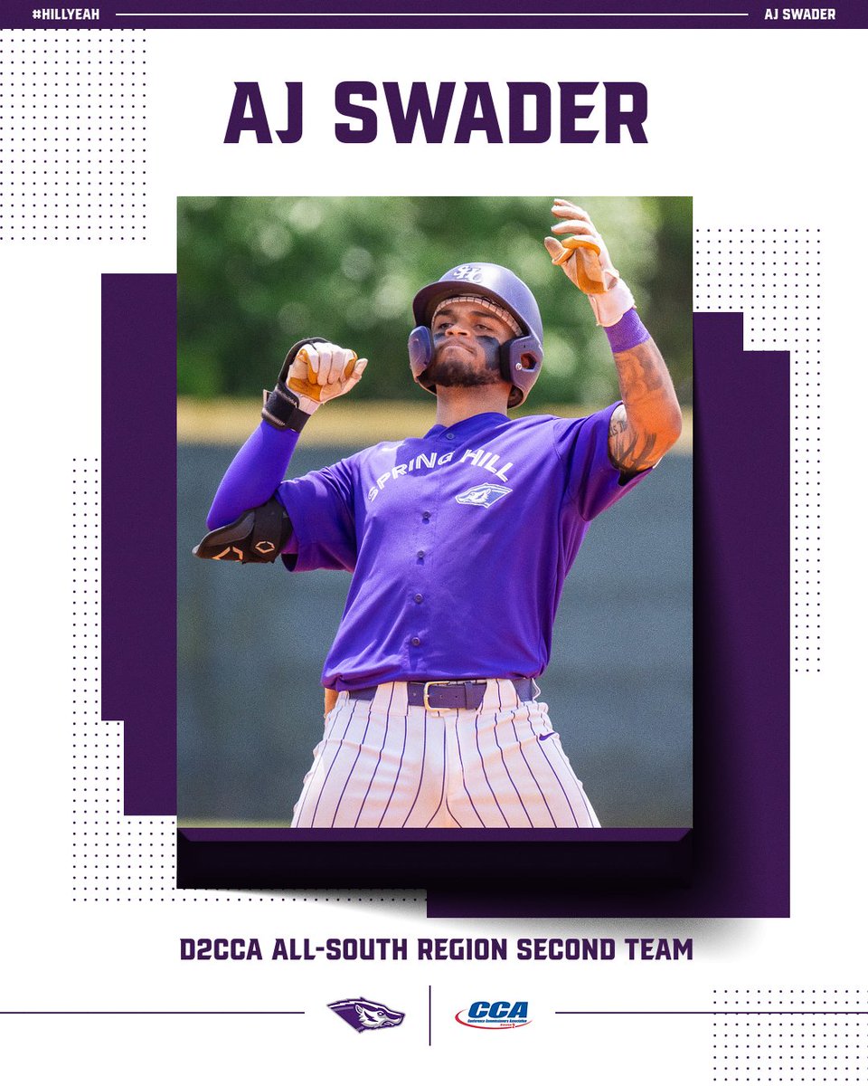 Another award for AJ❗ 

Division 2 Conference Commissioners Association All-South Region Second Team🏅 

📰: bit.ly/45l0cCe  

#HillYeah