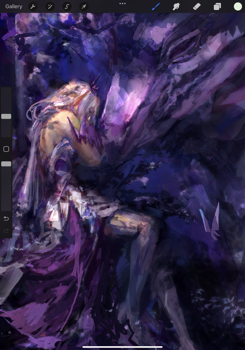 clariondeluna's tweet image. Castorice wip 🦋 how to draw a dragon…