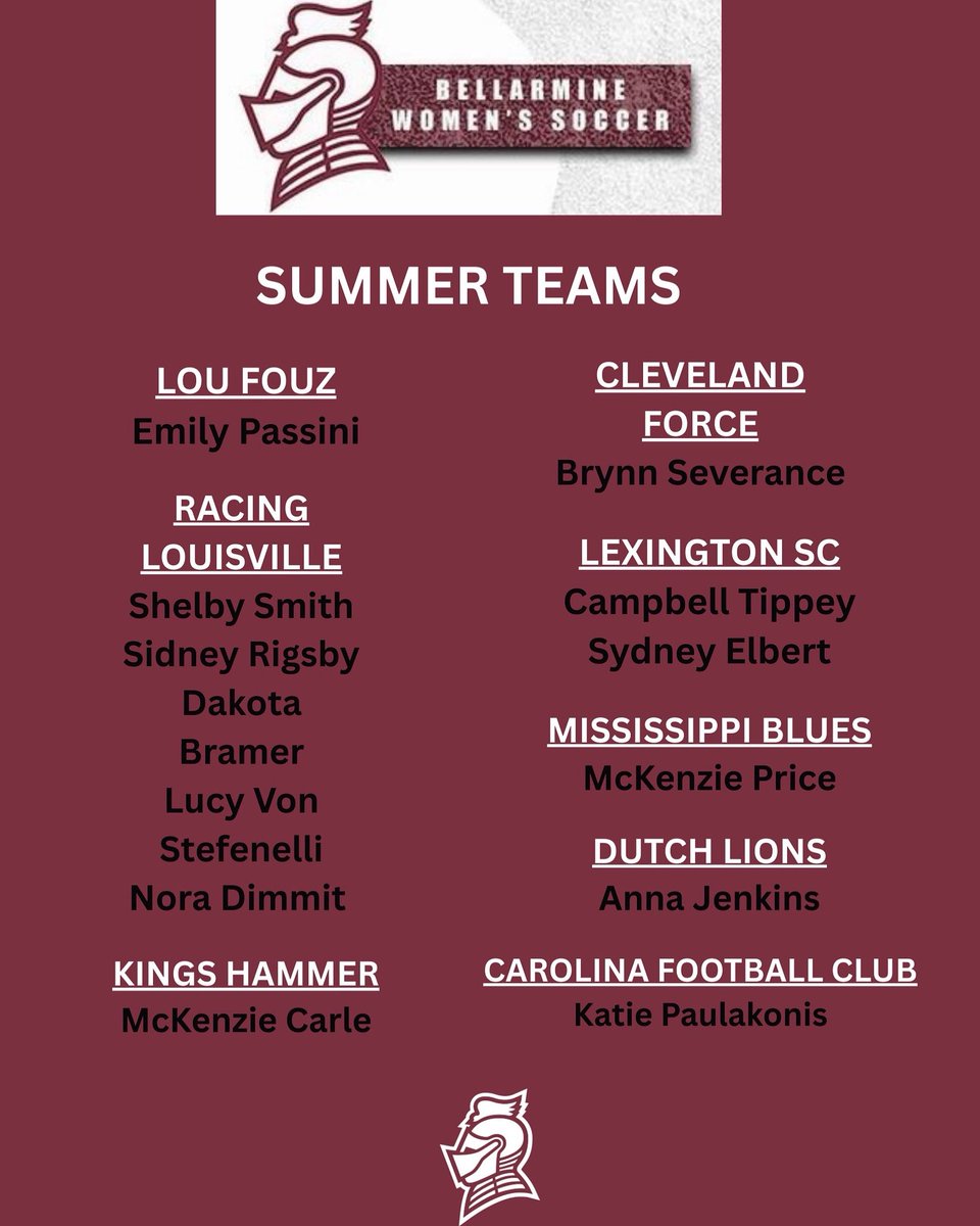 Keep up with our Knights this summer ⚔️🤺