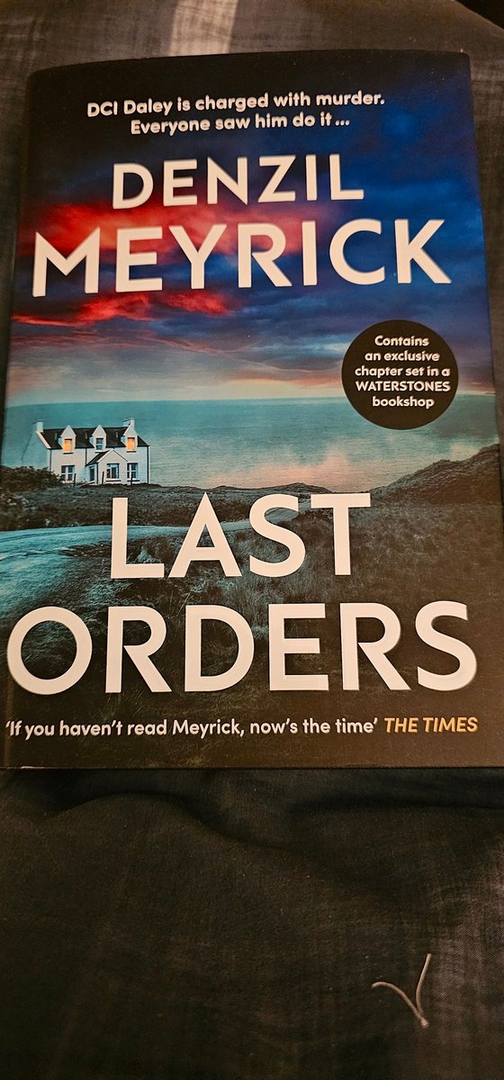 I had really been looking forward to the latest instalment of DCI Daley. Today it arrived and as I open it for the first time, I have a real sadness knowing it is the last <a href="/Lochlomonden/">Denzil Meyrick</a> I will read. <a href="/Waterstones/">Waterstones</a>

I need to savour this one
