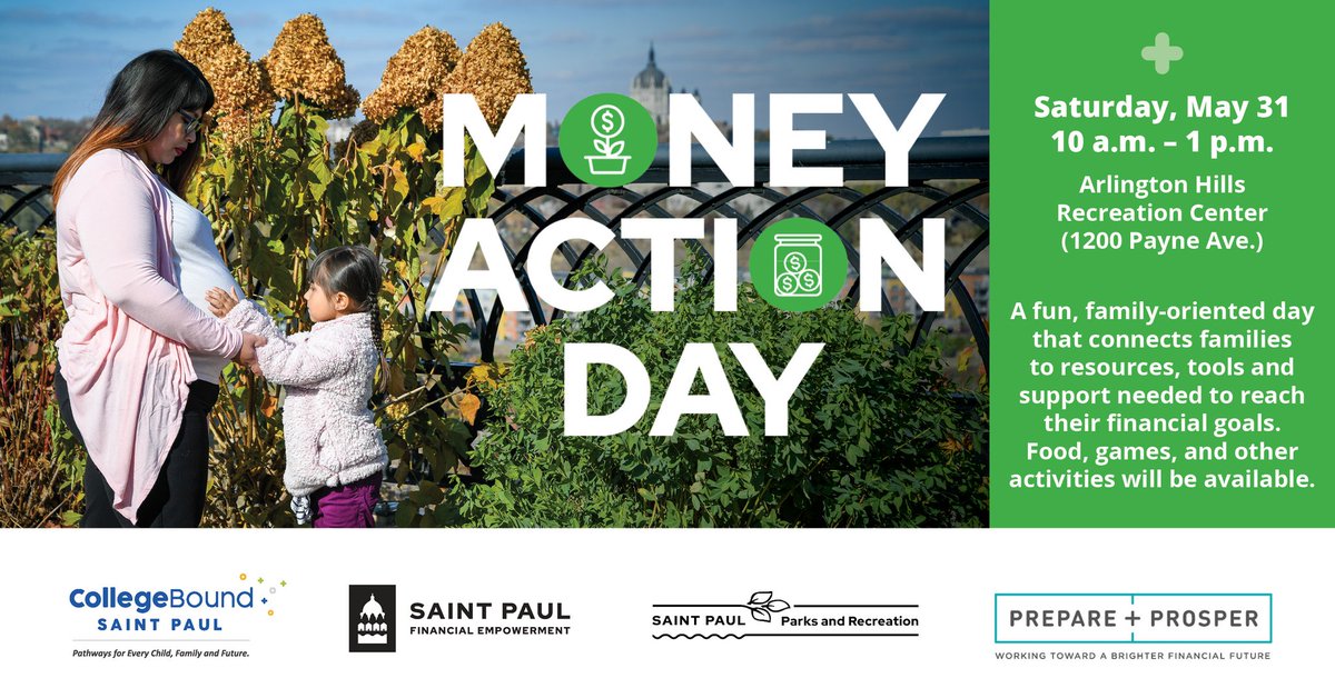 Will we see you at Money Action Day 2025 on Saturday, May 31?

At this free event, discover resources, tools, &amp; support to reach financial goals. Your family can enjoy face painting, crafts, games, food, raffles, and more!

Learn more and register: hubs.ly/Q03ndgdZ0