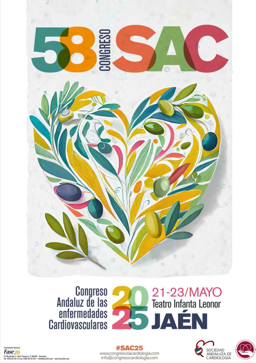 Javier Torres (@jtllergo) on Twitter photo ⚠️ Llega la gran cita del año para todos los cardiólogos andaluces en #SAC25 <a href="/SACardiologia/">SACardiología</a> ‼️
📍Nos vemos en Jaén con sesiones multidisciplinares y programa específico de enfermería‼️
<a href="/secardiologia/">Soc Esp Cardiología</a> <a href="/AndaluciaJunta/">Junta de Andalucía</a> <a href="/saludand/">Consejería de Salud y Consumo</a>
congresosacardiologia.com ⚠️ Llega la gran cita del año para todos los cardiólogos andaluces en #SAC25 <a href="/SACardiologia/">SACardiología</a> ‼️
📍Nos vemos en Jaén con sesiones multidisciplinares y programa específico de enfermería‼️
<a href="/secardiologia/">Soc Esp Cardiología</a> <a href="/AndaluciaJunta/">Junta de Andalucía</a> <a href="/saludand/">Consejería de Salud y Consumo</a>
congresosacardiologia.com