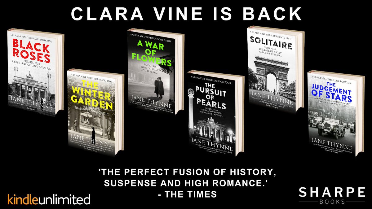 Sharpe Books (@sharpebooks) on Twitter photo Free via #kindleunlimited
Find out what the fuss is about.
Read the Clara Vine series, by <a href="/janethynne/">Jane Thynne/C.J.Carey</a>
"Thynne nails the period detail and personalities involved."
amazon.co.uk/dp/B0F7LNWMYY
#ww2 #espionage #bookrecommendations Free via #kindleunlimited
Find out what the fuss is about.
Read the Clara Vine series, by <a href="/janethynne/">Jane Thynne/C.J.Carey</a>
"Thynne nails the period detail and personalities involved."
amazon.co.uk/dp/B0F7LNWMYY
#ww2 #espionage #bookrecommendations
