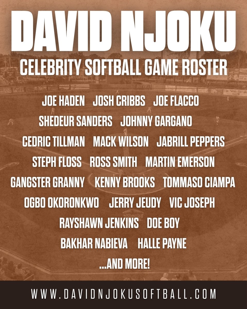 A star-studded initial celebrity roster set to take the field at Classic Auto Group Park in Eastlake on Thursday, June 19 👀

🎟️: bit.ly/4cWNDiv