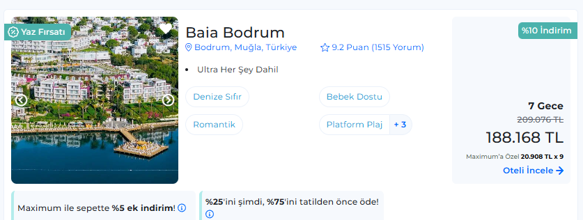 cakmaustad's tweet photo. Türk'e 188.000 olan oteli, İngiliz'e 2 kişi gidiş dönüş uçak bileti dahil 160.000 TL'ye satmaya devam kanka siz... Ağlayın çok ağlarsınız... https://t.co/kwncfxjAYu