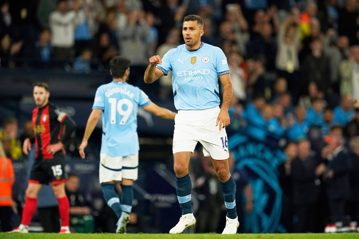 Welcome back Rodri! Our 2024 Ballon d’Or is back on the pitch

#ballondor