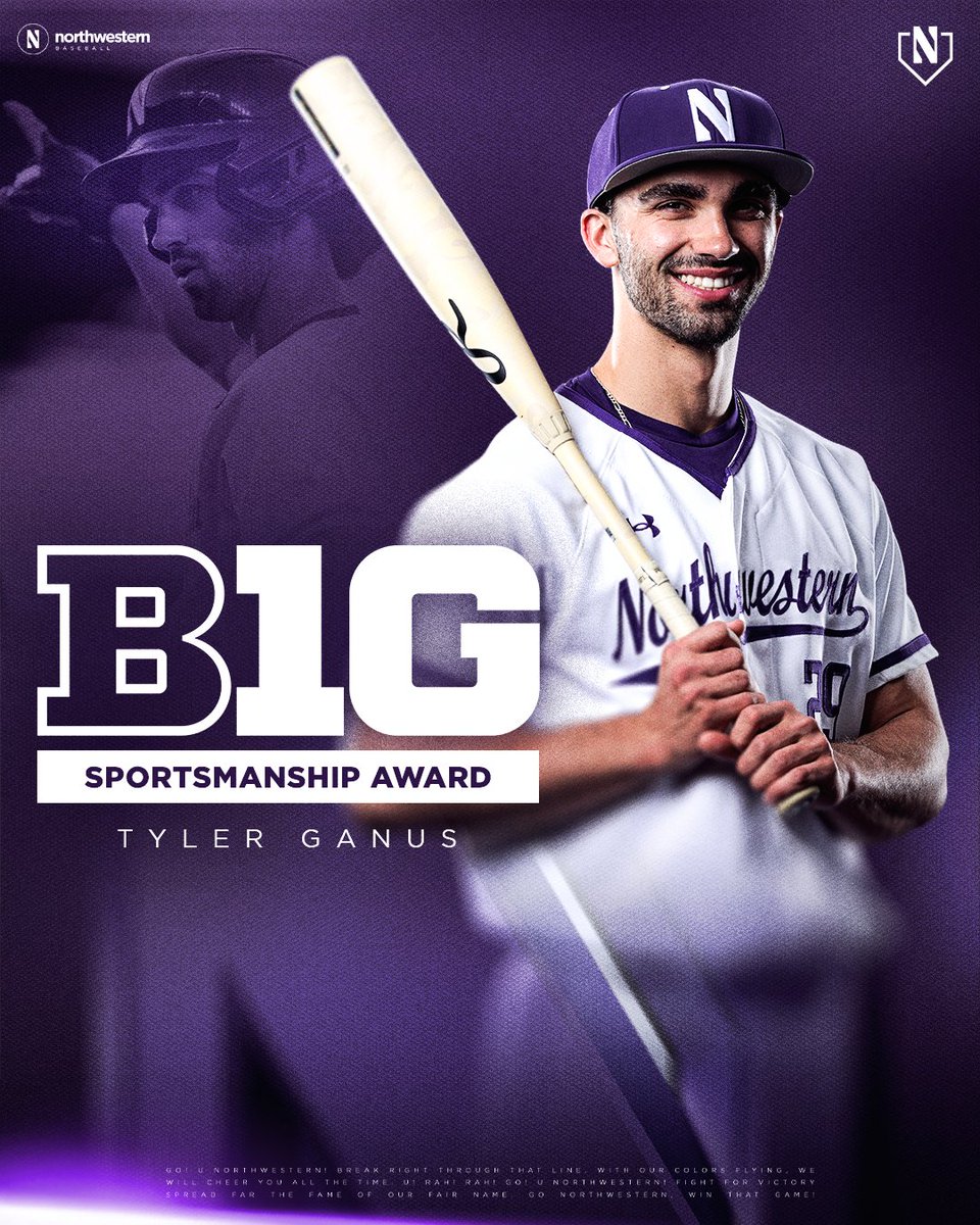 Northwestern Baseball (@nucatsbaseball) on Twitter photo ππ₯π€π§π©π¨π’ππ£π¨πππ₯ πΌπ¬ππ§π π
<a href="/tyler_ganus/">TYLER GANUS</a> is our <a href="/B1Gbaseball/">Big Ten Baseball</a> Sportsmanship Award honoree! ππ₯π€π§π©π¨π’ππ£π¨πππ₯ πΌπ¬ππ§π π
<a href="/tyler_ganus/">TYLER GANUS</a> is our <a href="/B1Gbaseball/">Big Ten Baseball</a> Sportsmanship Award honoree!