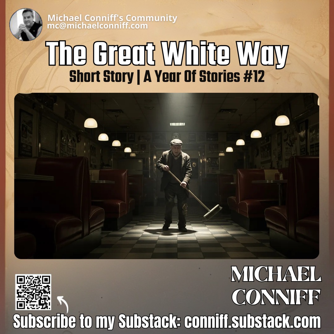 Michaelconniff's tweet image. He missed his own death—but not his final performance.
📖 Dive into the full short story: conniff.substack.com/p/the-great-wh…
#LinkedInCreators #FictinInArt #GoodbyeInRhythm #IllustratedStories #MichaelConniffCommunity