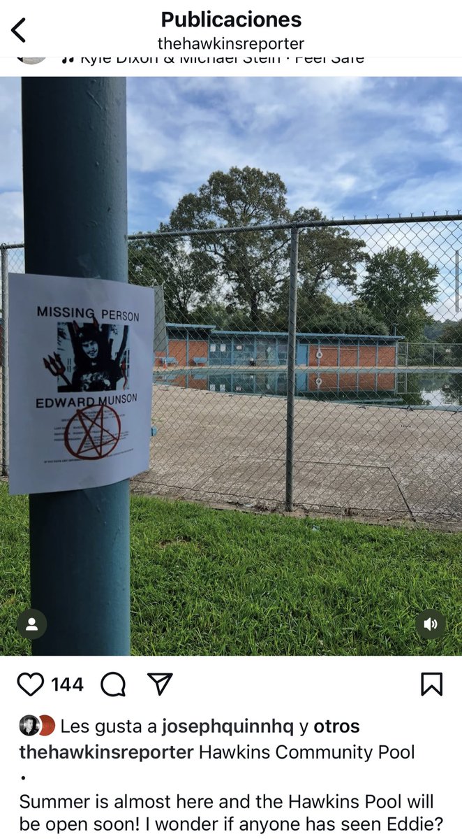 StarGirl_YSQ's tweet photo. There's an IG page that's uploading this type of content, several MISSING PERSON posters of EDDIE, even tagging some actors like Cara (Karen Wheeler) and Dacre (Billy Hargrove)
So, what is this? I NEED ANSWERS https://t.co/gSC95w9R7u