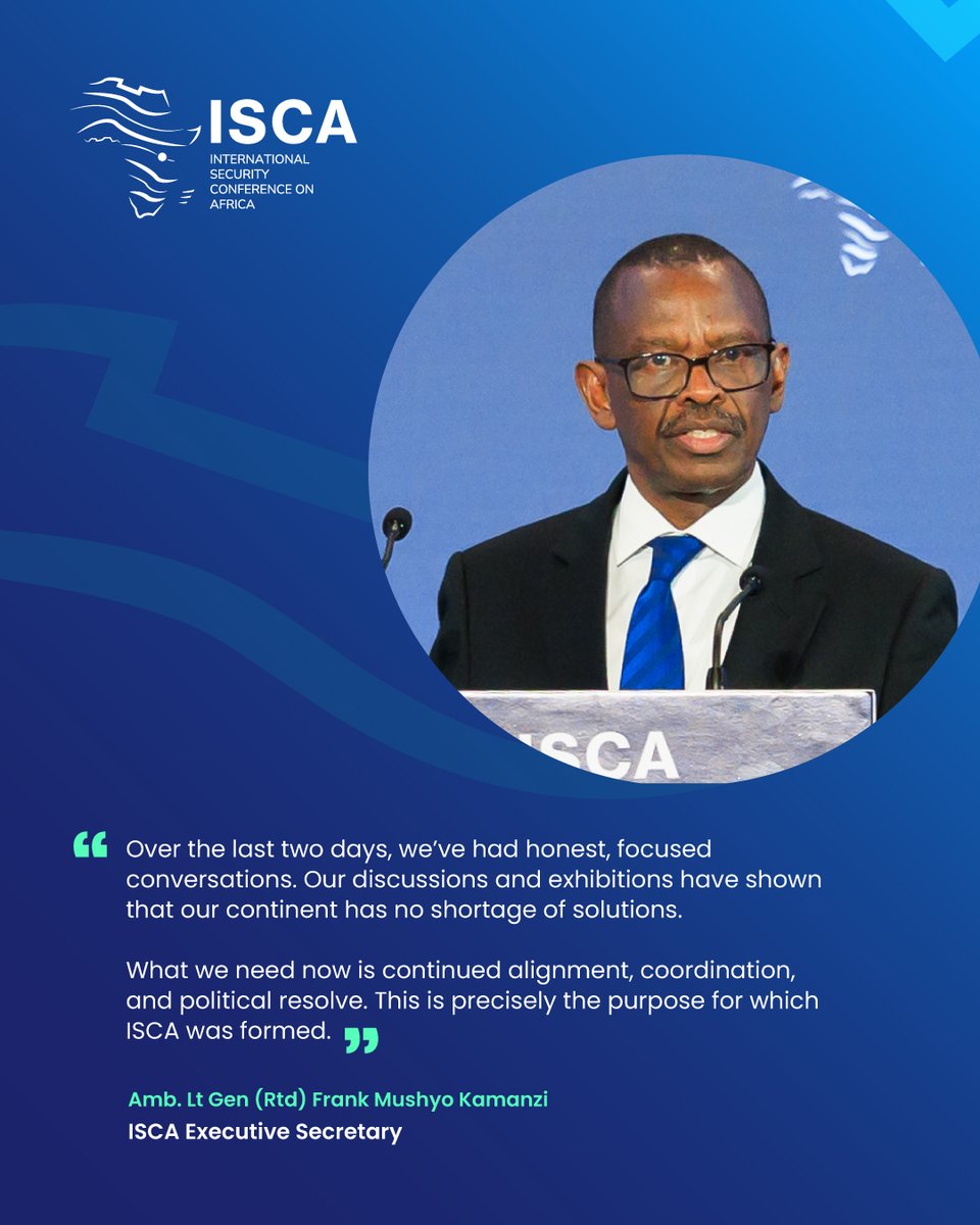 "Over the last two days, we’ve had honest, focused
conversations. Our discussions and exhibitions have shown that
our continent has no shortage of solutions.

What we need now is continued alignment, coordination, and political resolve. This is precisely the purpose for which