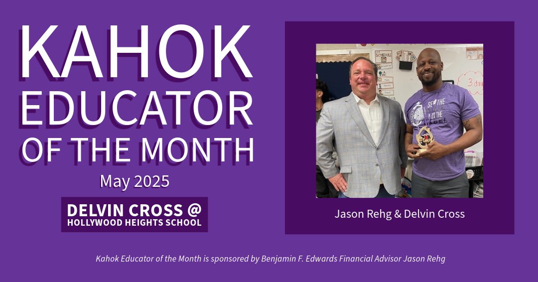 Collinsville CUSD10 (@cusd10) on Twitter photo Hollywood Heights Security Monitor Delvin Cross is May 2025 Kahok Educator of the Month psqr.io/GfzVQIORe3 via <a href="/ParentSquare/">ParentSquare</a> Hollywood Heights Security Monitor Delvin Cross is May 2025 Kahok Educator of the Month psqr.io/GfzVQIORe3 via <a href="/ParentSquare/">ParentSquare</a>