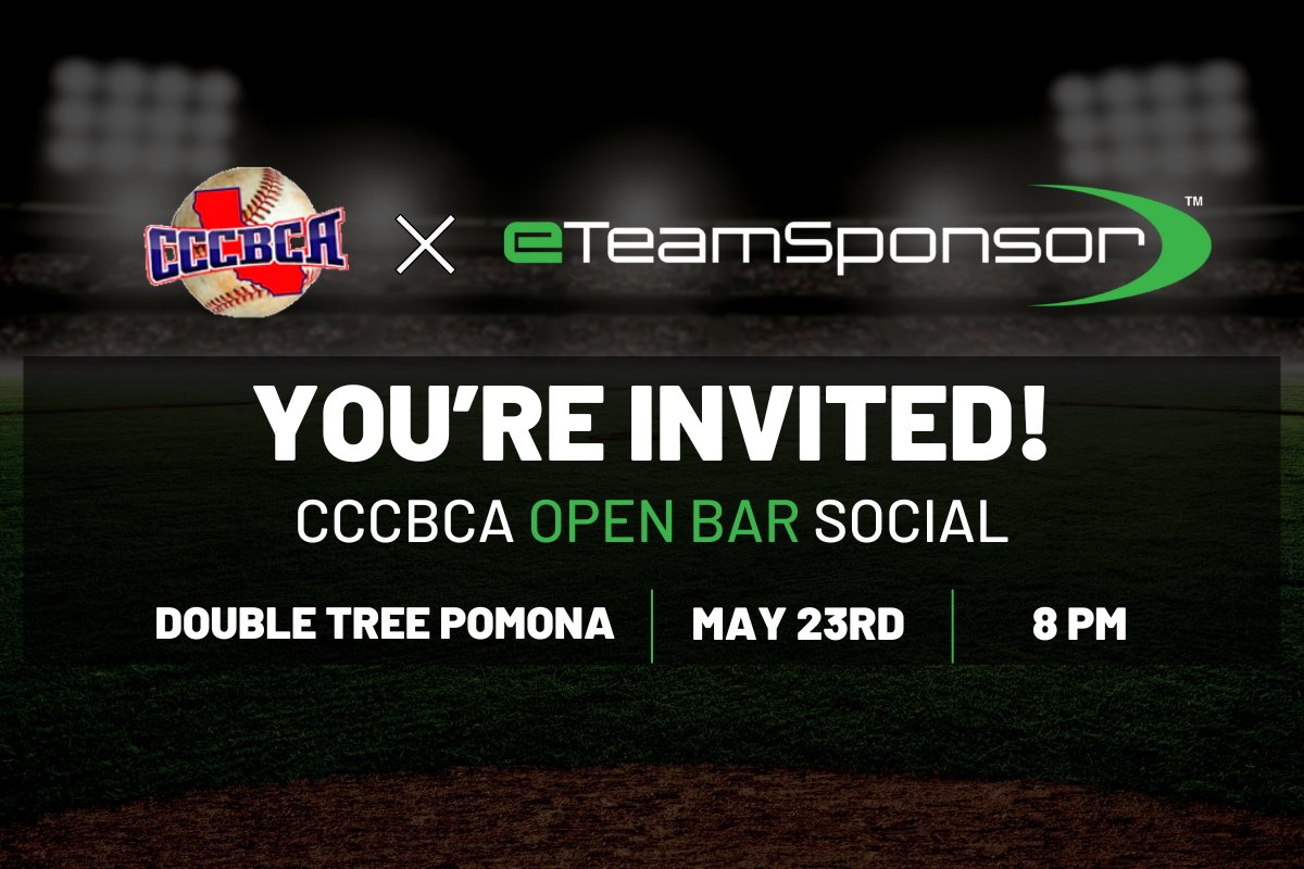 To all of our <a href="/caljcbaseball/">cccbca</a>  Baseball Coaches, looking forward to seeing you this Friday! 
<a href="/3C2Asports/">3C2A</a>