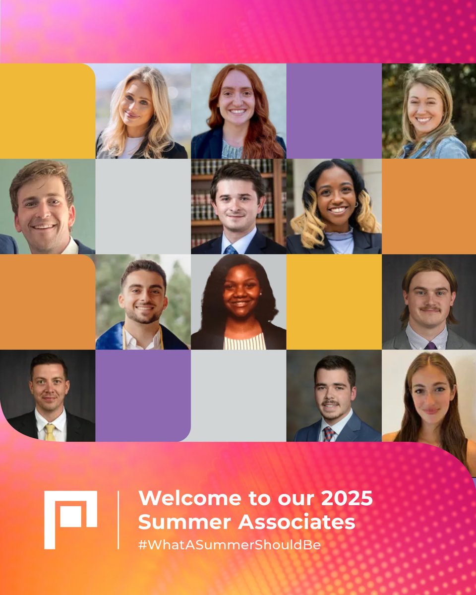 Polsinelli's tweet photo. Please join us in welcoming our group of 35 Summer Associates to the firm for our 2025 summer program. This impressive group of legal talent spans our offices nationwide, and we can’t wait for them to experience #whatasummershouldbe!
#summerassociates #summerassociateprogram https://t.co/vZu6iprW04