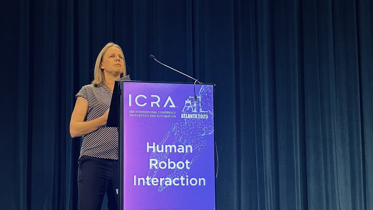 Georgia Tech School of Interactive Computing (@icatgt) on Twitter photo Wrapping up Day 1 of <a href="/ieee_ras_icra/">IEEE ICRA</a> with a paper presentation from Morgan Byrd and <a href="/sehoonha/">Sehoon Ha</a> and a keynote speech from our own Sonia Chernova on human-robot interaction. <a href="/gtcomputing/">Georgia Tech Computing</a> <a href="/GTrobotics/">Robotics@GT</a> Wrapping up Day 1 of <a href="/ieee_ras_icra/">IEEE ICRA</a> with a paper presentation from Morgan Byrd and <a href="/sehoonha/">Sehoon Ha</a> and a keynote speech from our own Sonia Chernova on human-robot interaction. <a href="/gtcomputing/">Georgia Tech Computing</a> <a href="/GTrobotics/">Robotics@GT</a>