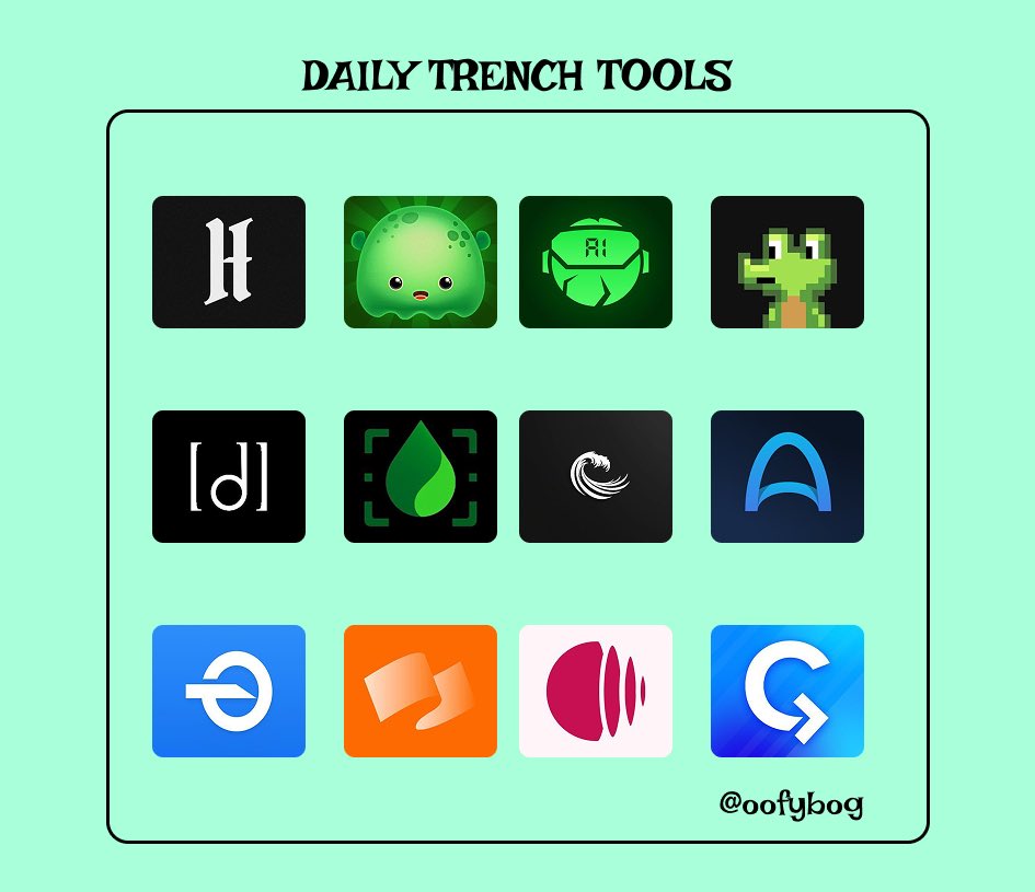Tools i navigate trenches with 

HYPERLIQUID 
 <a href="/hypurrdash/">HyperDash</a> ➤ Real time analytics, hyperliquid market share data &amp; big win rate derivatives traders tracker 
@LiquidScan_fun ➤ Get uncut early HyperEVM microcaps here with insights into developers profile etc
<a href="/asxn_r/">ASXN</a> ➤ Up-to date