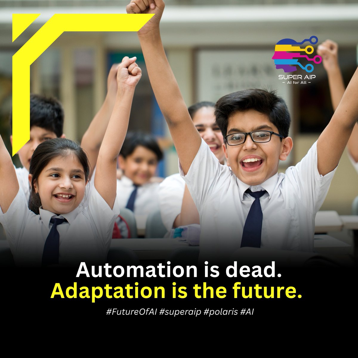polaris_superai's tweet image. “Automation is dead. Adaptation is the future. Enter: Polaris ⚡ #FutureOfAI”