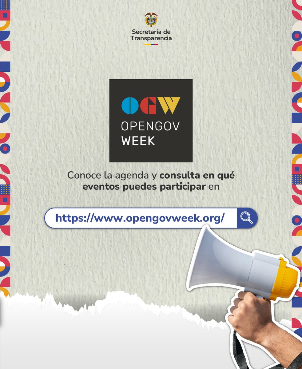 Comenzó la #SemanadeGobiernoAbierto, te contamos de qué se trata esta iniciativa global que une a gobiernos y ciudadanía para celebrar la democracia, promover la colaboración y amplificar las voces ciudadanas. 💬🌍

Conoce más y súmate al movimiento.👇
#OpenGovWeek #Transparencia