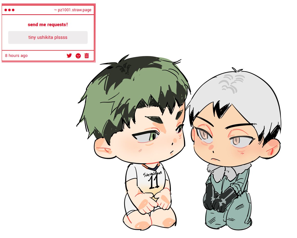 _PZ10_01's tweet photo. ushikita tinies, thank yew for yer request anon https://t.co/kDQJWRezDS