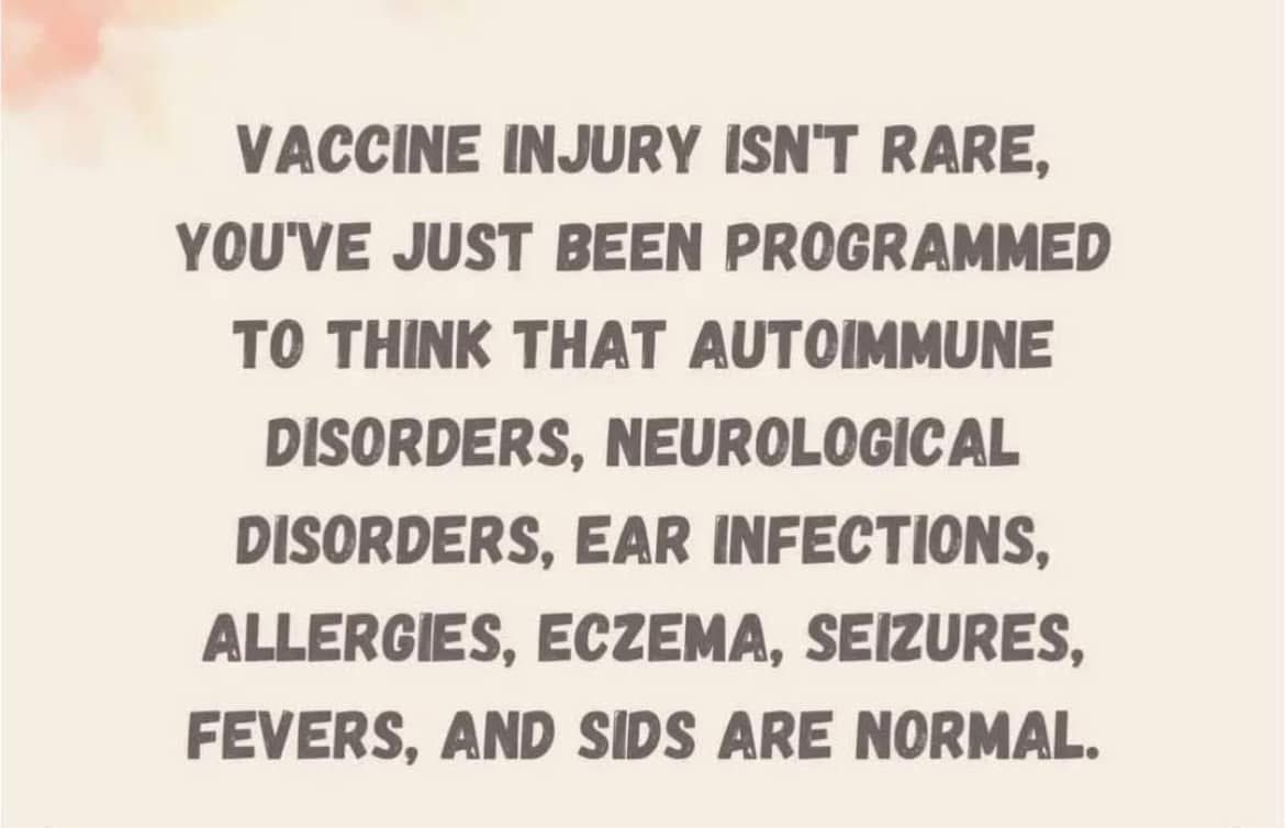 stopvaccinating's tweet photo. Difficult truth for many… https://t.co/pz8ZlNFb4F