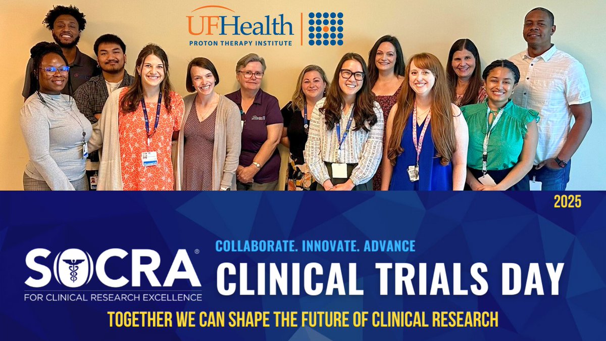 UF Health Proton Therapy (@ufprotontherapy) on Twitter photo Research moves cancer care forward.
Today, on National Clinical Trials Day, we honor our dedicated Clinical Research team <a href="/UFProtonTherapy/">UF Health Proton Therapy</a>. This team works behind the scenes to make a difference in the lives of future cancer patients.
Discover our team: bit.ly/3S9tLPw Research moves cancer care forward.
Today, on National Clinical Trials Day, we honor our dedicated Clinical Research team <a href="/UFProtonTherapy/">UF Health Proton Therapy</a>. This team works behind the scenes to make a difference in the lives of future cancer patients.
Discover our team: bit.ly/3S9tLPw